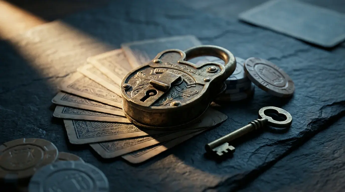 GamStop logo with padlock symbol representing UK gambling self-exclusion scheme